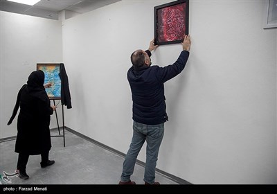 نمایشگاه هنری شهید قاسم سلیمانی در کرمانشاه