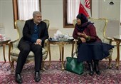 دیدار رئیس یوناما با سفیر ایران در کابل