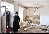 بازدید نماینده ولی‌فقیه در آذربایجان‌غربی از مناطق زلزله زده خوی + تصاویر