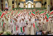 برپایی جشن تکلیف 1700 دانش‌آموز قزوینی + تصویر