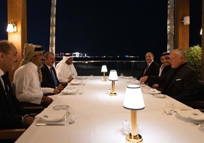  رایزنی پادشاه اردن و امیر قطر در مورد تحولات منطقه 