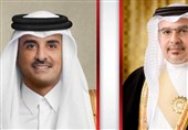 گفت وگوی ولیعهد بحرین و امیر قطر