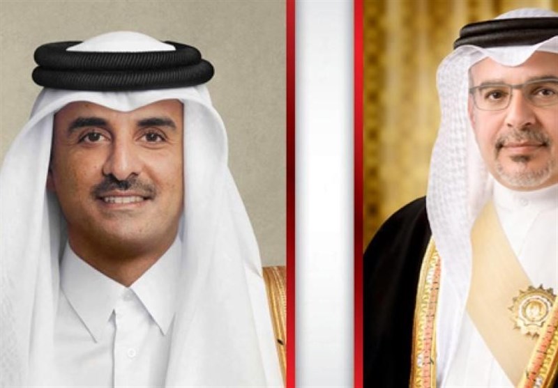 گفت وگوی ولیعهد بحرین و امیر قطر