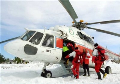  نجات جان کوهنورد ۲۸ ساله توسط تیم امداد هوایی هلال احمر 