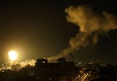 Resistance Groups Launch Retaliatory Rocket Fire after Israeli Attack on Gaza Strip