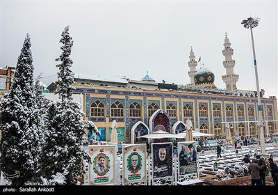 بارش برف در کرمان