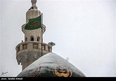 بارش برف در کرمان