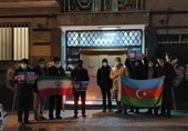 ابراز همدردی دانشجویان با آسیب دیدگان حادثه سفارت آذربایجان