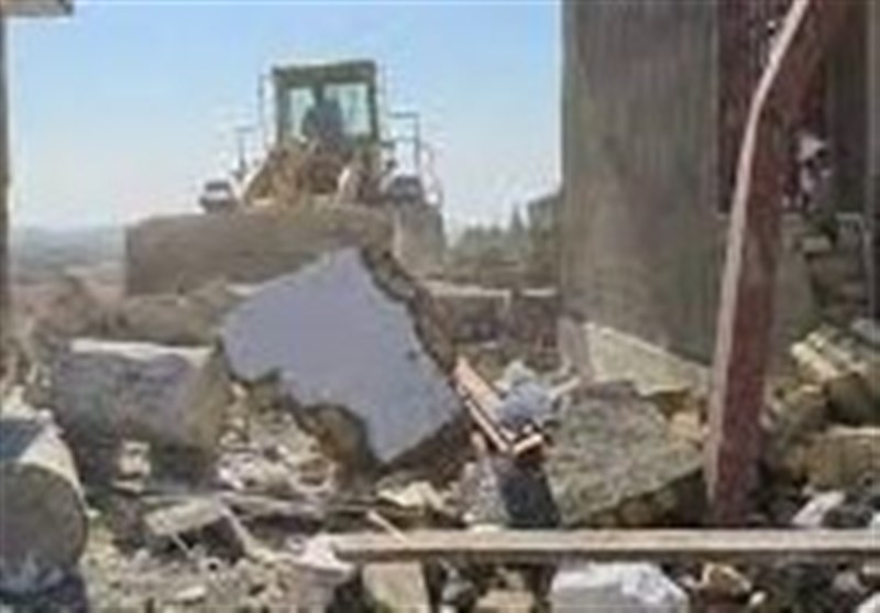 تخریب ساختمان غیر مجاز در ارتفاعات گلابدره