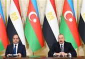تاکید روسای جمهور آذربایجان و مصر بر توسعه همکاری‌ها