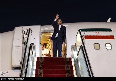 بدرقه رسمی رئیس مجلس شورای اسلامی در سفر به کشور الجزایر