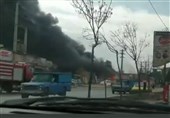 آتش‌سوزی انبار 6 هزار متری ضایعات در کهریزک مهار شد