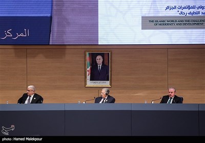 حضور محمدباقر قالیباف رئیس مجلس شورای اسلامی در مراسم افتتاحیه اجلاس اتحادیه مجالس کشورهای عضو سازمان همکاری‌های اسلامی