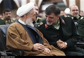 سردار احمدرضا رادان فرمانده کل انتظامی وآیت الله کاظم صدیقی امام جمعه موقت تهران 