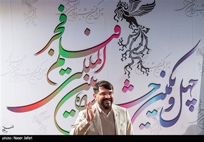  مجتبی امینی دبیر جشنواره در نشست خبری چهل و یکمین جشنواره فیلم فجر