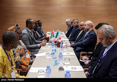 دیدار رئیس مجلس بورکینافاسو با محمدباقر قالیباف رئیس مجلس شورای اسلامی