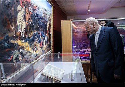 بازدید محمدباقر قالیباف رئیس مجلس شورای اسلامی از موزه مجاهد الجزایر