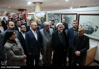بازدید محمدباقر قالیباف رئیس مجلس شورای اسلامی از موزه مجاهد الجزایر