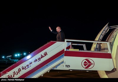 محمدباقر قالیباف رئیس مجلس شورای اسلامی الجزیره پایتخت الجزایر را به مقصد تهران ترک کرد