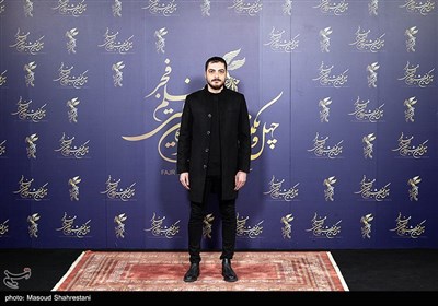 سجاد بابایی بازیگر فیلم استاد در اولین روز چهل و یکمین جشنواره فیلم فجر