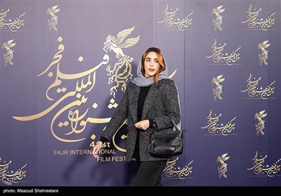 هدیه هستی‌نژاد بازیگر فیلم استاد در نخستین روز چهل و یکمین جشنواره فیلم فجر
