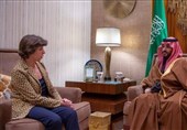دیدار وزیر خارجه فرانسه با ولیعهد سعودی