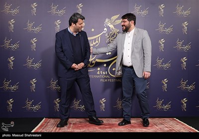 حضور محمد خزایی رییس سازمان سینمایی در چهارمین روز چهل و یکمین جشنواره بین‌المللی فیلم فجر