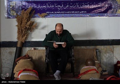 مراسم معنوی اعتکاف در مسجد جامع همدان