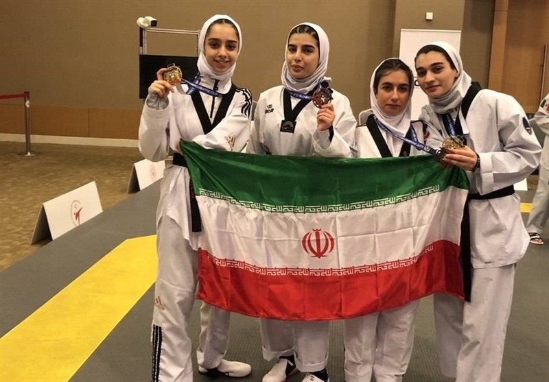 پاراتکواندو جام ریاست فدراسیون جهانی| کسب 4 مدال طلا و برنز برای دختران ایران