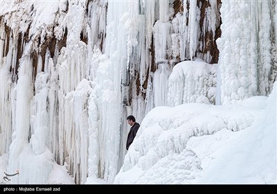 یخ نوردی در آبشار یخی خور خورسلماس