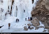 یخ نوردی در آبشار یخی خور خورسلماس