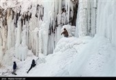 یخ نوردی در آبشار یخی خور خورسلماس