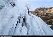 یخ نوردی در آبشار یخی خور خورسلماس