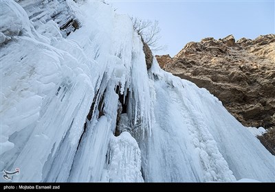 یخ نوردی در آبشار یخی خور خورسلماس