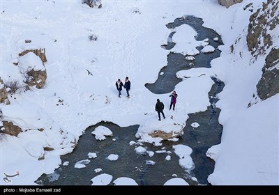 یخ نوردی در آبشار یخی خور خورسلماس