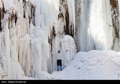 یخ نوردی در آبشار یخی خور خورسلماس