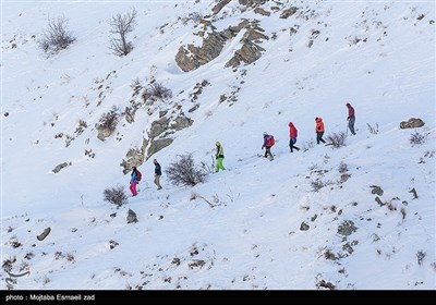 یخ نوردی در آبشار یخی خور خورسلماس