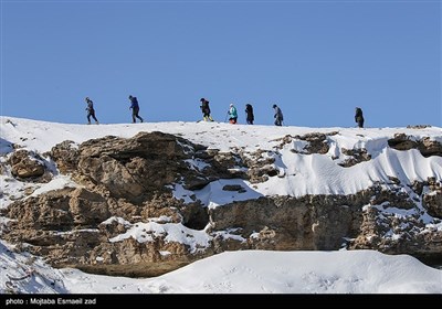 یخ نوردی در آبشار یخی خور خورسلماس