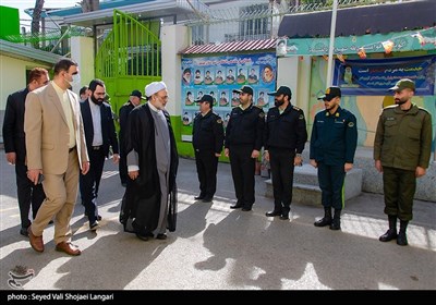 بازدید رئیس کل دادگستری مازندران از پاسگاه انتظامی بهشهر