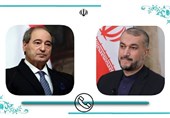 مباحثات هاتفیة بین وزیری خارجیة إیران وسوریا