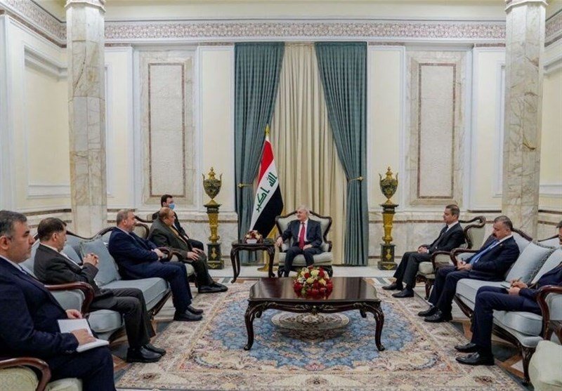 الرئیس العراقی یؤکد أهمیة الارتقاء بمستوى التعاون بین طهران و بغداد