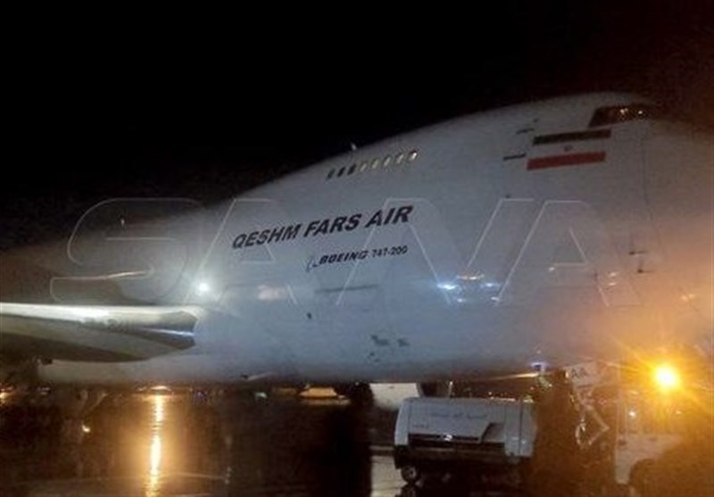 وصول طائرة إیرانیة إلى مطار دمشق تحمل مساعدات إنسانیة للمتضررین من الزلزال