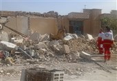 تخریب یک واحد مسکونی بر اثر انفجار گاز در اهواز+فیلم