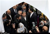 افتتاح نمایشگاه گردشگری و صنایع دستی با حضور عزت الله ضرغامی وزیر میراث فرهنگی و گردشگری