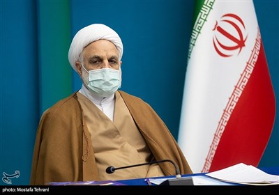 حجت الاسلام اژه ای رئیس قوه قضاییه در جلسه شورای عالی فضای مجازی