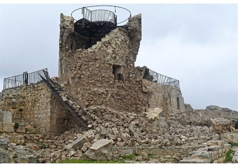 زلزله با &quot;ارگ باستانی حلب&quot; چه کرد؟