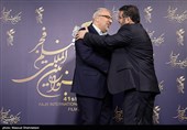 محمدمهدی اسماعیلی وزیر ارشاد و جواد اوجی وزیر نفت در هفتمین روز چهل و یکمین جشنواره فیلم فجر