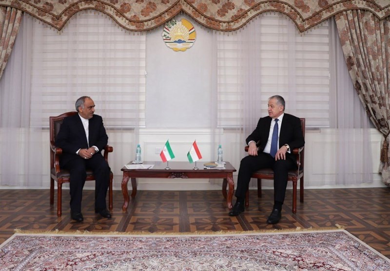 دیدار سفیر ایران در تاجیکستان با وزیر خارجه این کشور