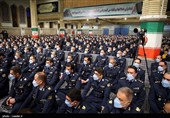 دیدار جمعی از فرماندهان نیروی هوایی و پدافند هوایی ارتش با رهبر انقلاب
