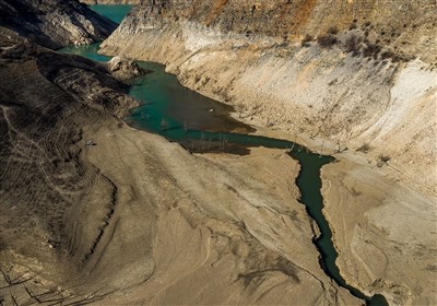 وضعیت وحشتناک و بحرانی بزرگ‌ترین سد مازندران‌/ آب سد شهید رجایی ته کشید + فیلم و عکس